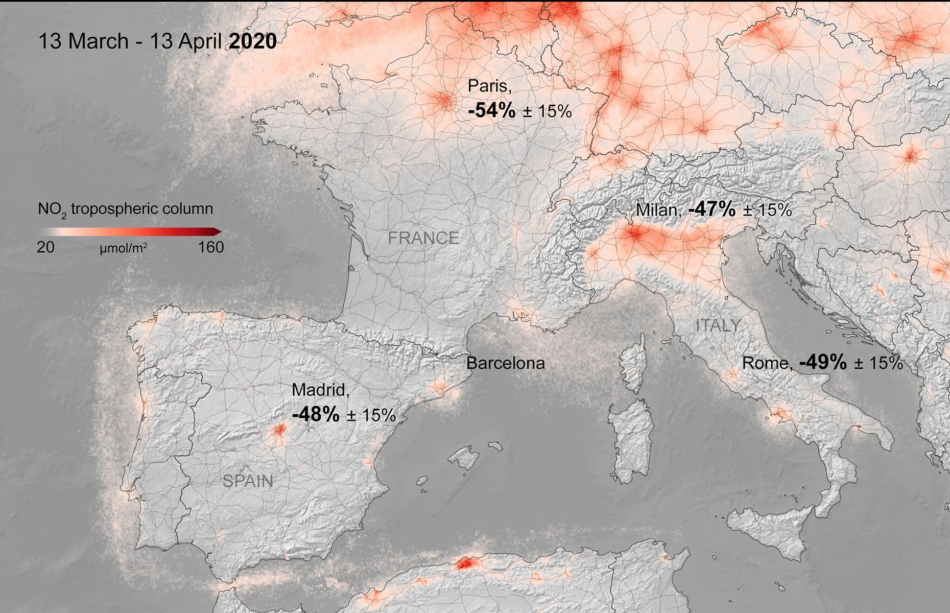 After: air pollution in Europe